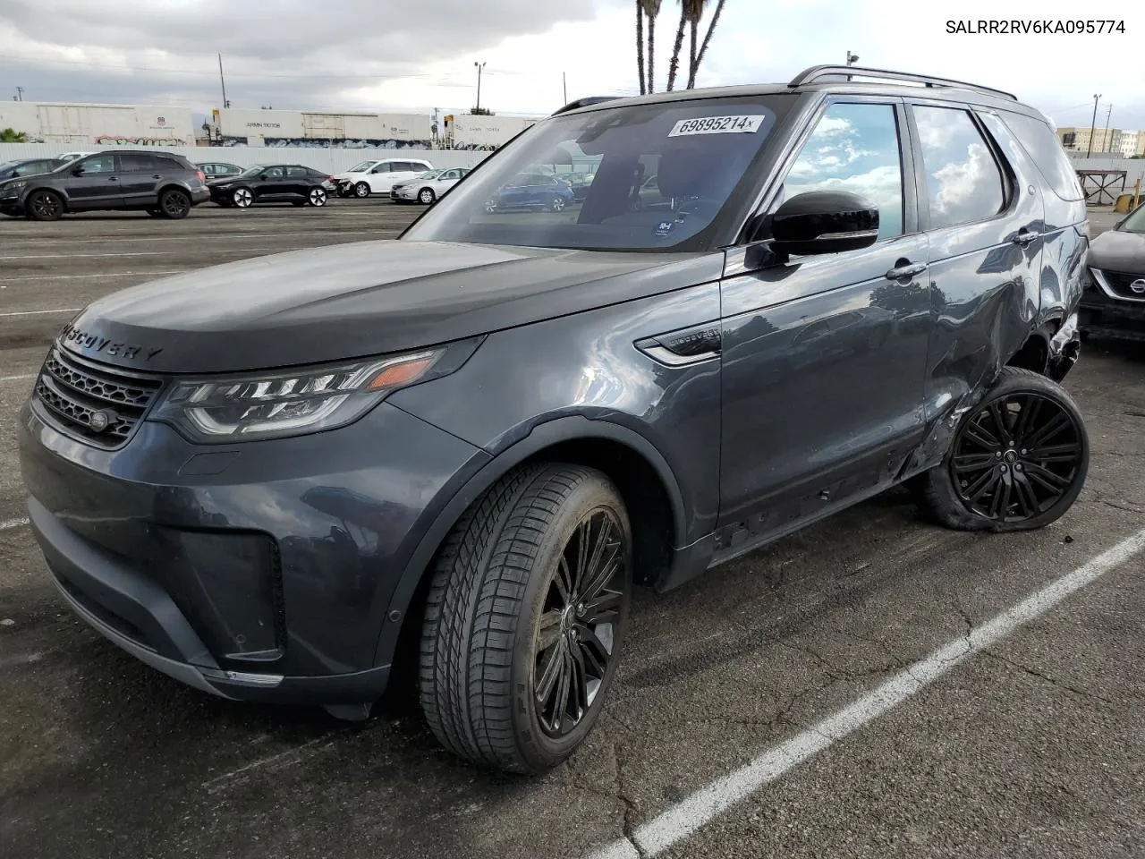 2019 Land Rover Discovery Hse VIN: SALRR2RV6KA095774 Lot: 69895214