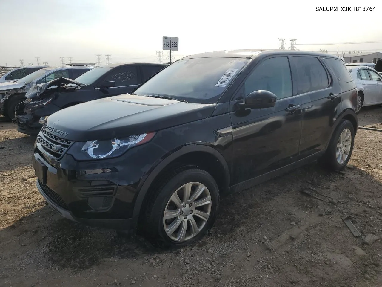 2019 Land Rover Discovery Sport Se VIN: SALCP2FX3KH818764 Lot: 70710074