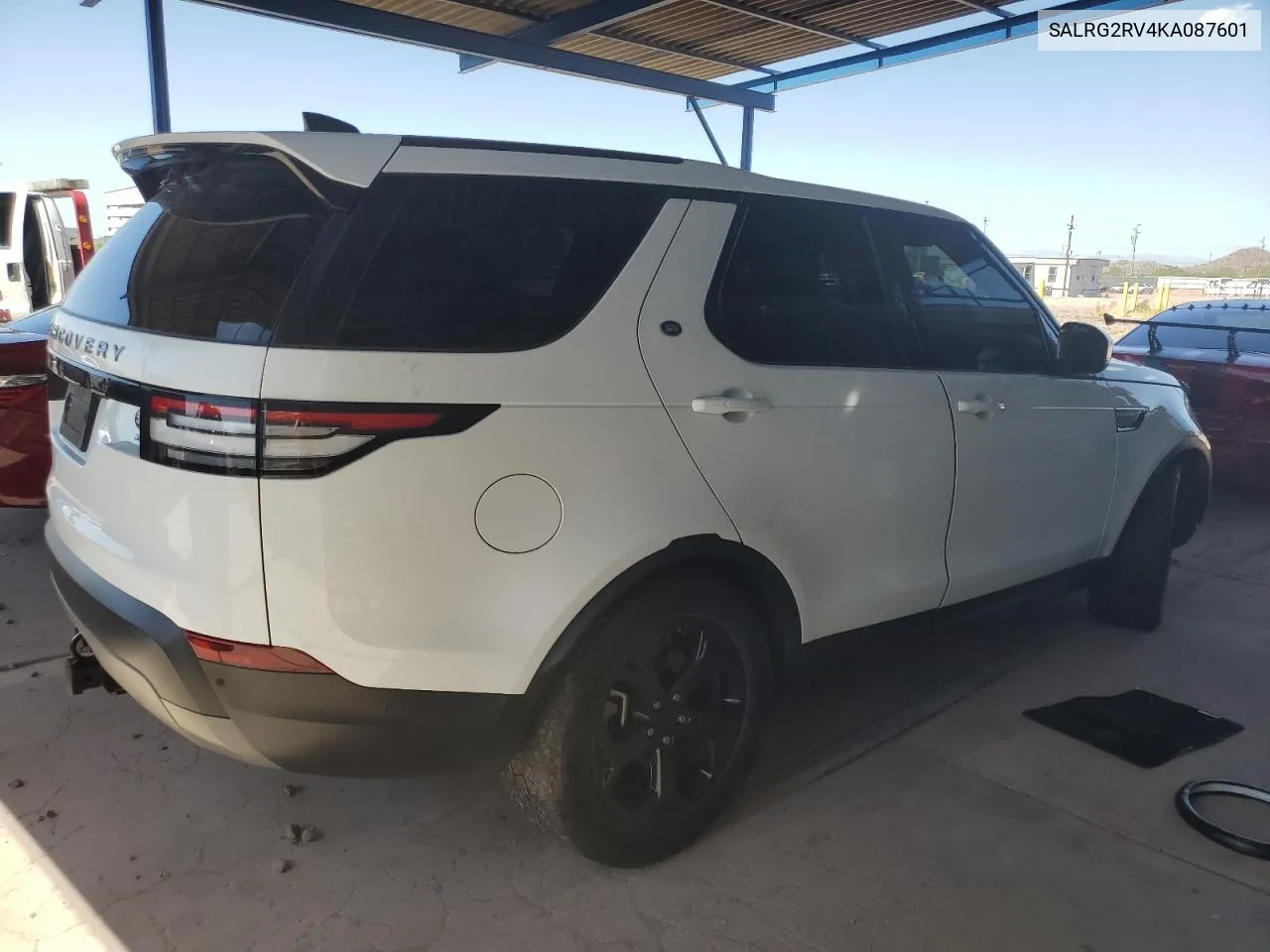 2019 Land Rover Discovery Se VIN: SALRG2RV4KA087601 Lot: 71997314