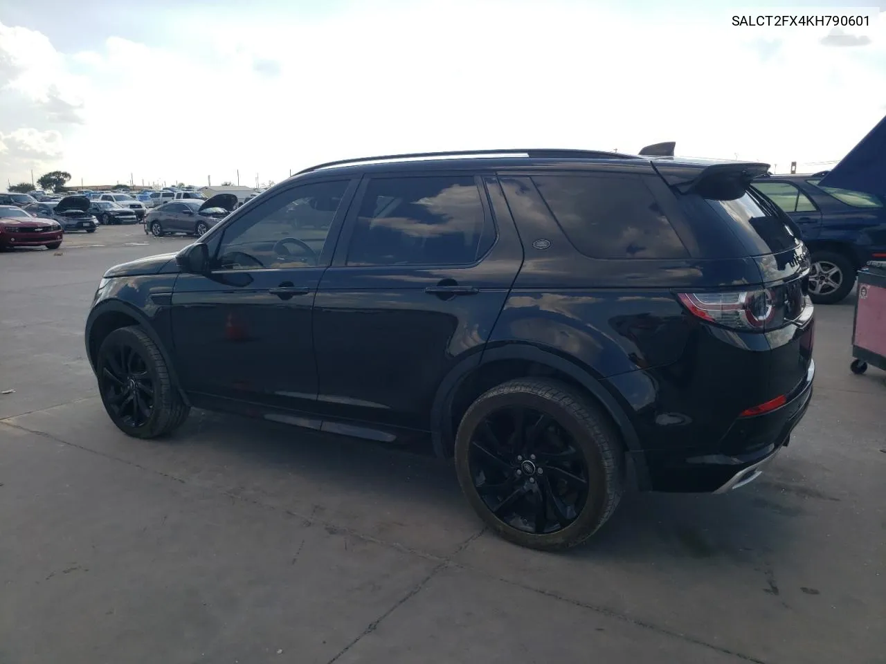 2019 Land Rover Discovery Sport Hse Luxury VIN: SALCT2FX4KH790601 Lot: 72276584