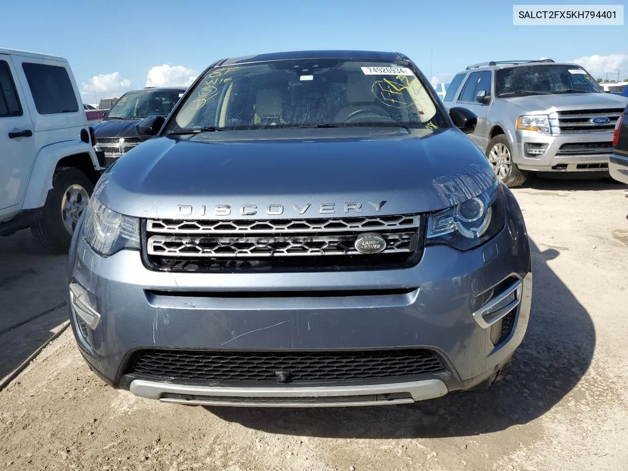 2019 Land Rover Discovery Sport Hse Luxury VIN: SALCT2FX5KH794401 Lot: 74926934