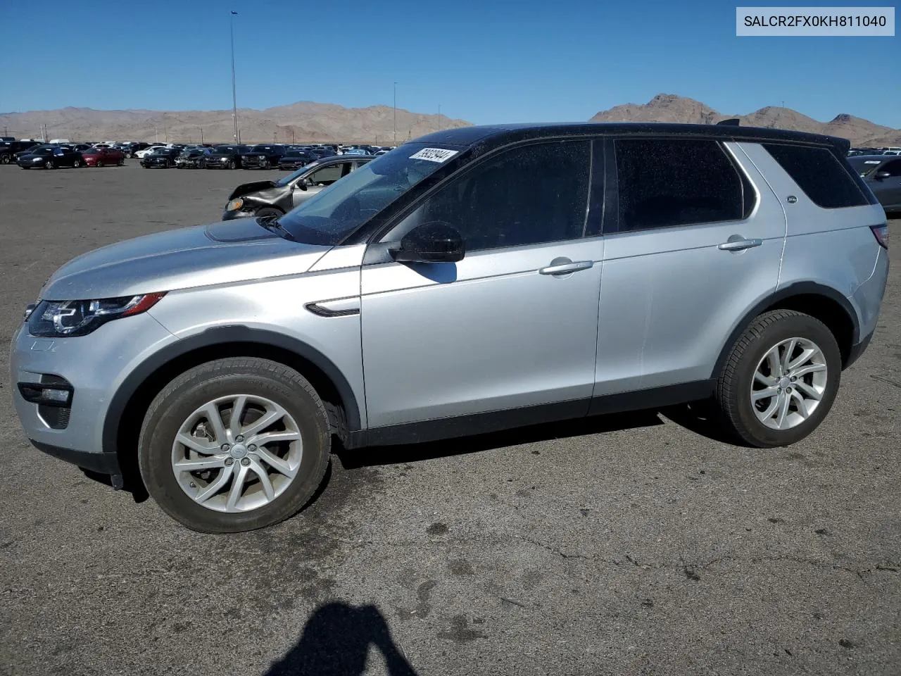 2019 Land Rover Discovery Sport Hse VIN: SALCR2FX0KH811040 Lot: 79932944