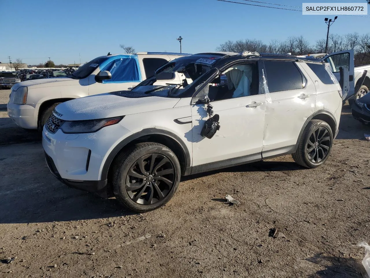 2020 Land Rover Discovery Sport Se VIN: SALCP2FX1LH860772 Lot: 80529073