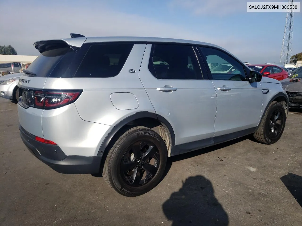 2021 Land Rover Discovery Sport S VIN: SALCJ2FX9MH886538 Lot: 70517684