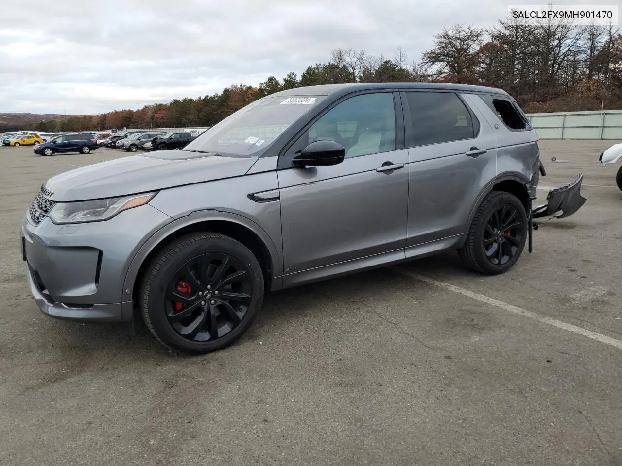 2021 Land Rover Discovery Sport Se R-Dynamic VIN: SALCL2FX9MH901470 Lot: 79069004