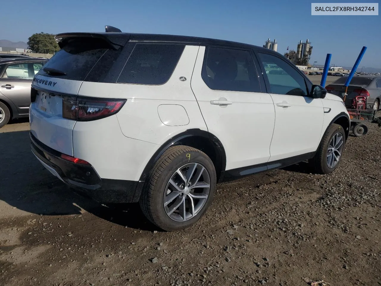 2024 Land Rover Discovery Sport Dynamic Se VIN: SALCL2FX8RH342744 Lot: 70904794