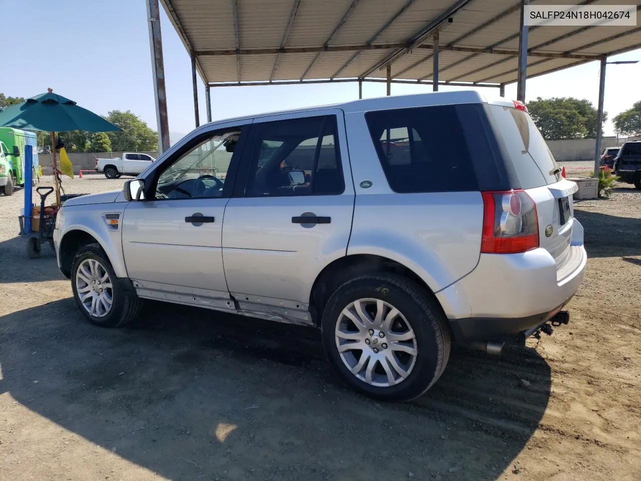 2008 Land Rover Lr2 Se VIN: SALFP24N18H042674 Lot: 72856744