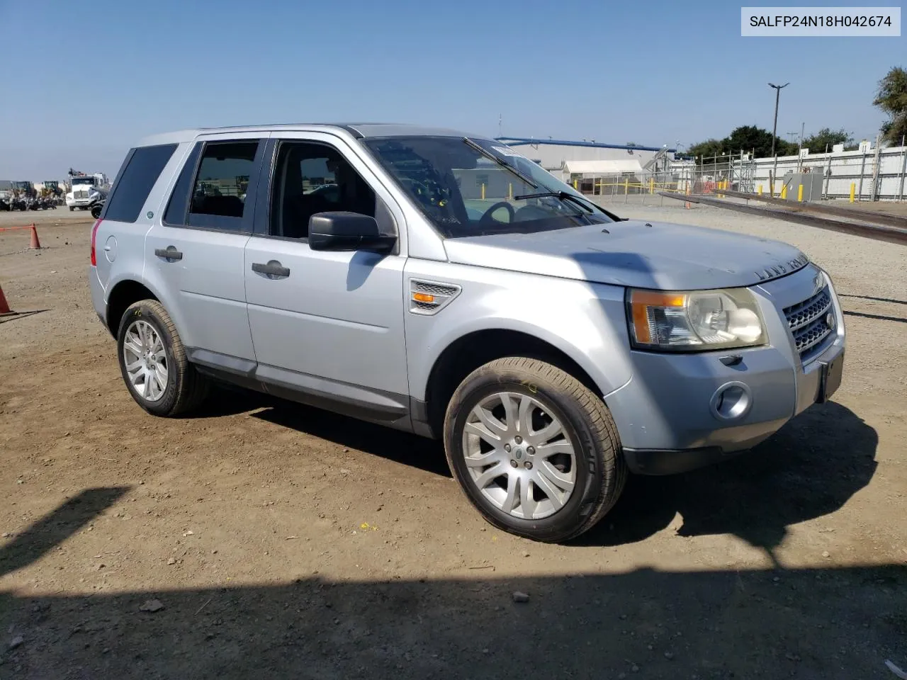 2008 Land Rover Lr2 Se VIN: SALFP24N18H042674 Lot: 72856744