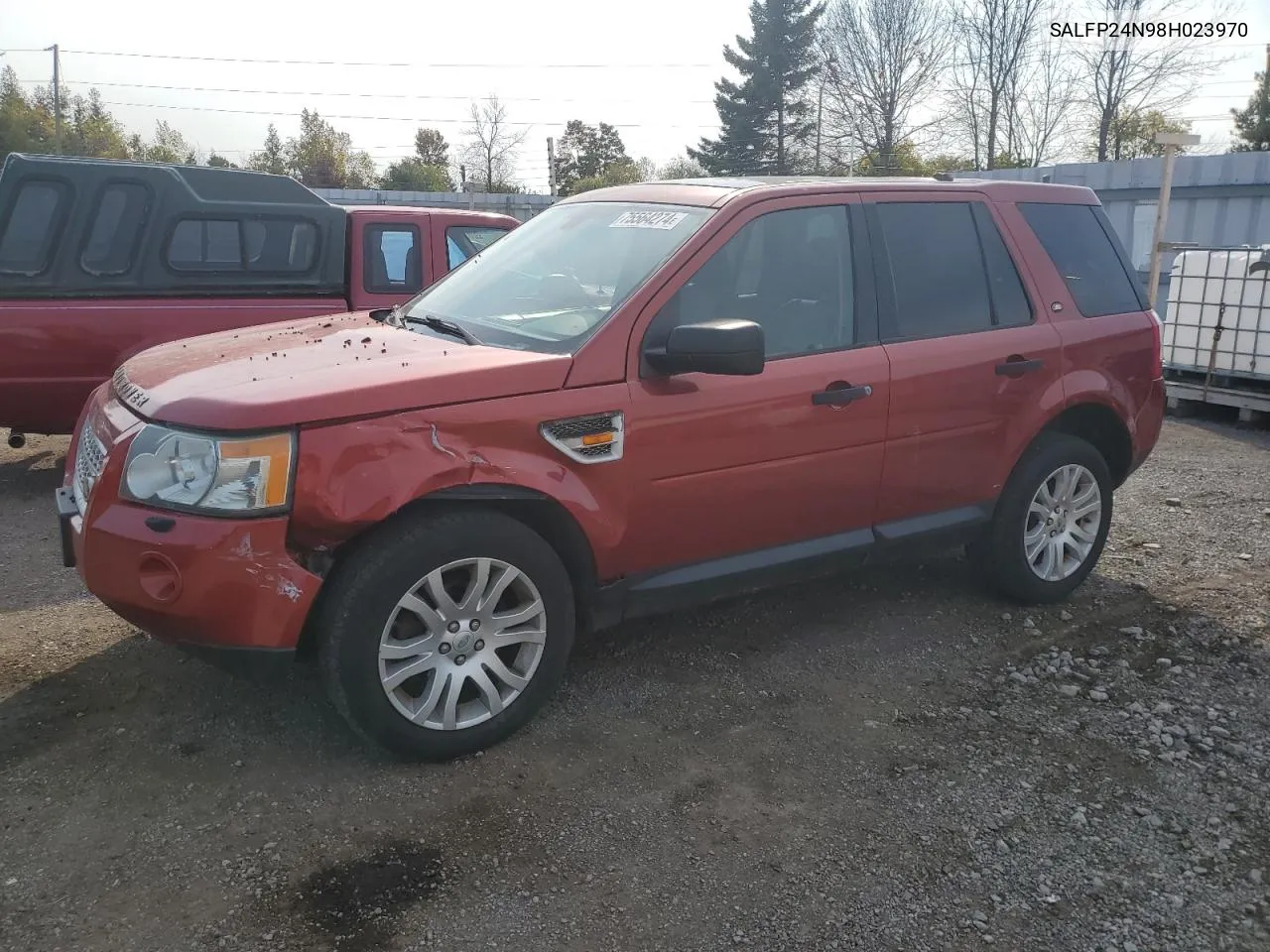 2008 Land Rover Lr2 Se VIN: SALFP24N98H023970 Lot: 75564274