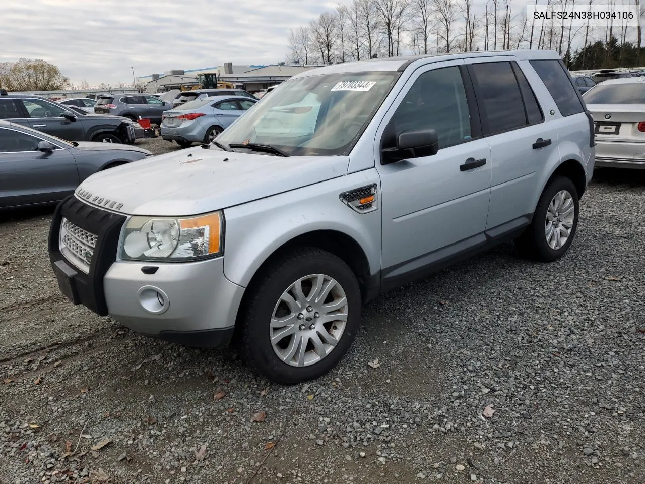 2008 Land Rover Lr2 Se Technology VIN: SALFS24N38H034106 Lot: 79703344