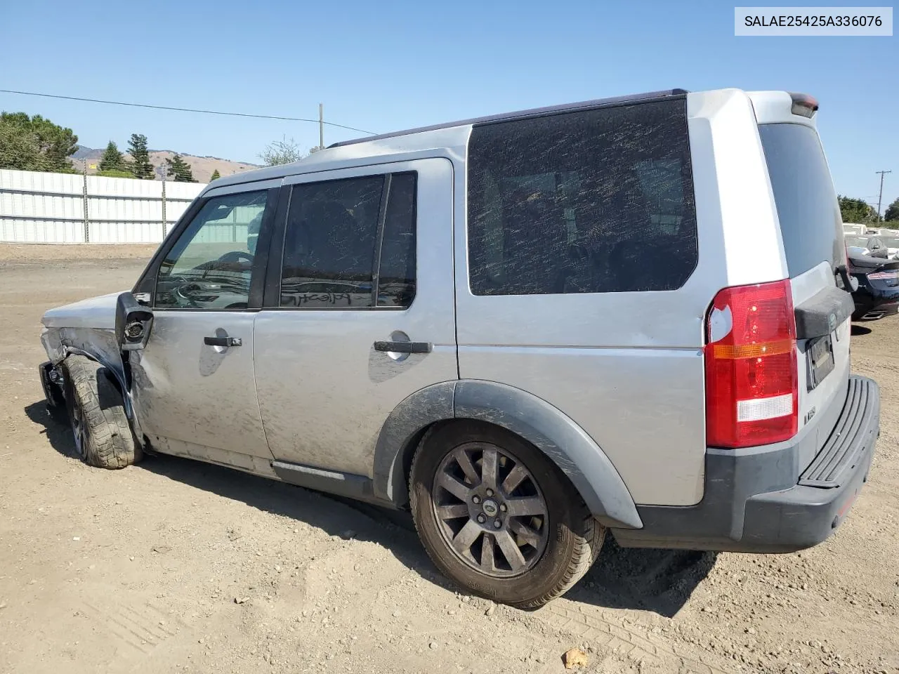 2005 Land Rover Lr3 Se VIN: SALAE25425A336076 Lot: 65977194