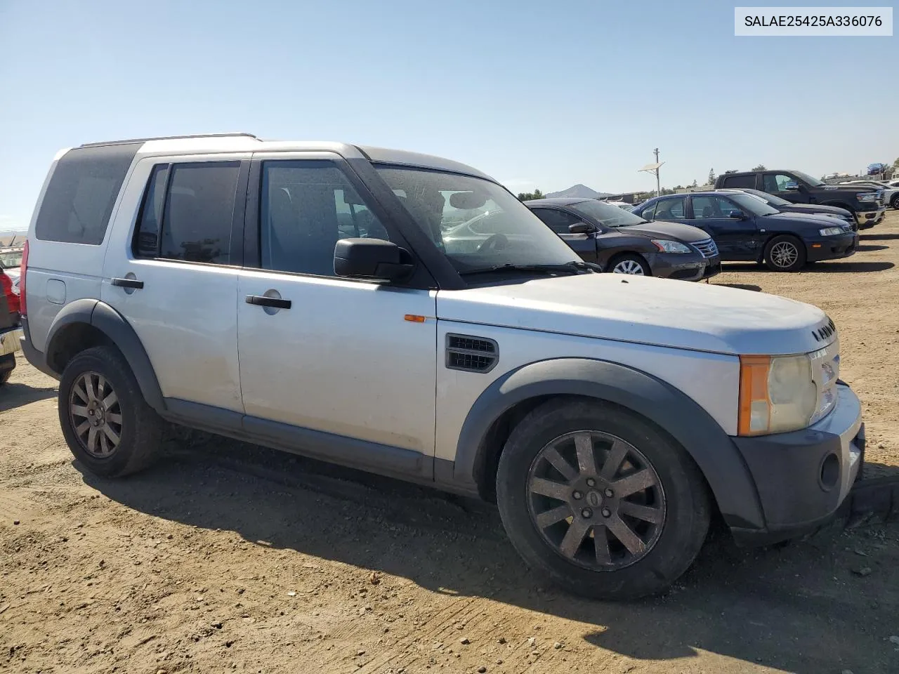 2005 Land Rover Lr3 Se VIN: SALAE25425A336076 Lot: 65977194