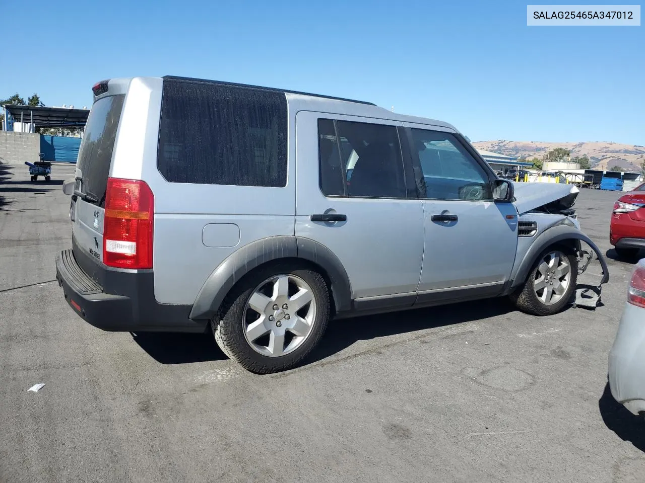 2005 Land Rover Lr3 Hse VIN: SALAG25465A347012 Lot: 74998384