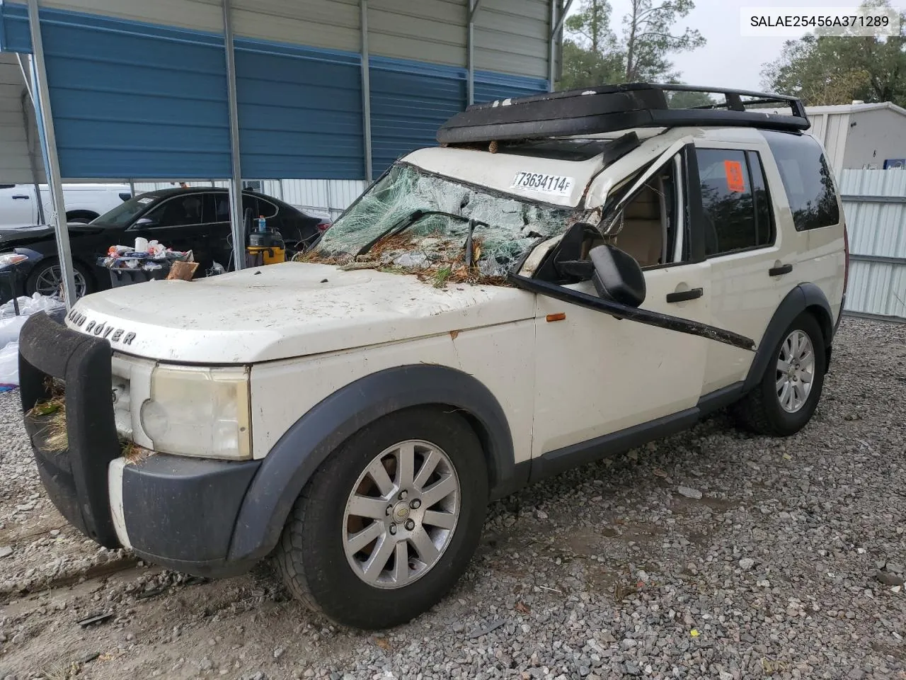 2006 Land Rover Lr3 Se VIN: SALAE25456A371289 Lot: 73634114