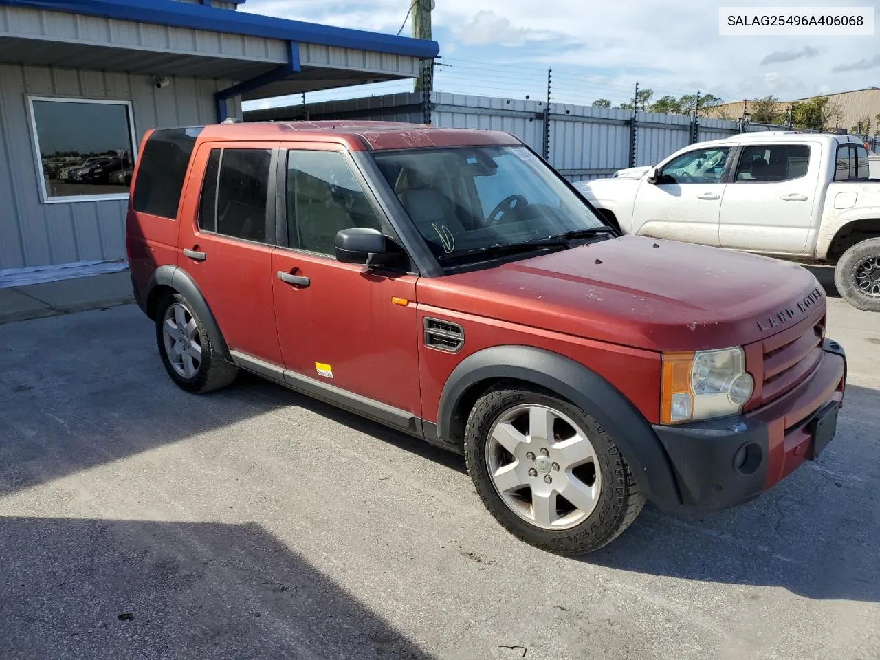 2006 Land Rover Lr3 Hse VIN: SALAG25496A406068 Lot: 76896544