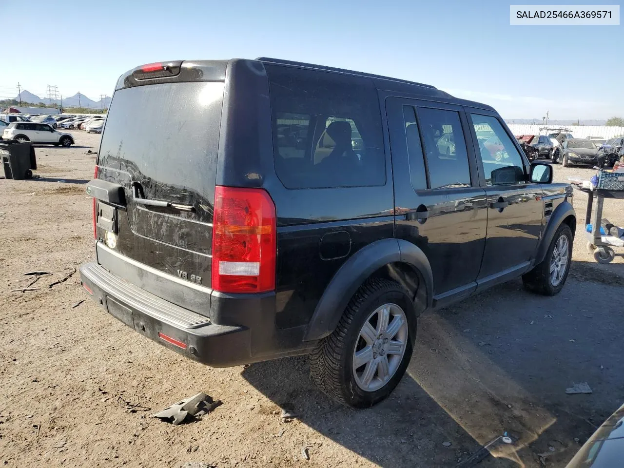 2006 Land Rover Lr3 Se VIN: SALAD25466A369571 Lot: 78032994