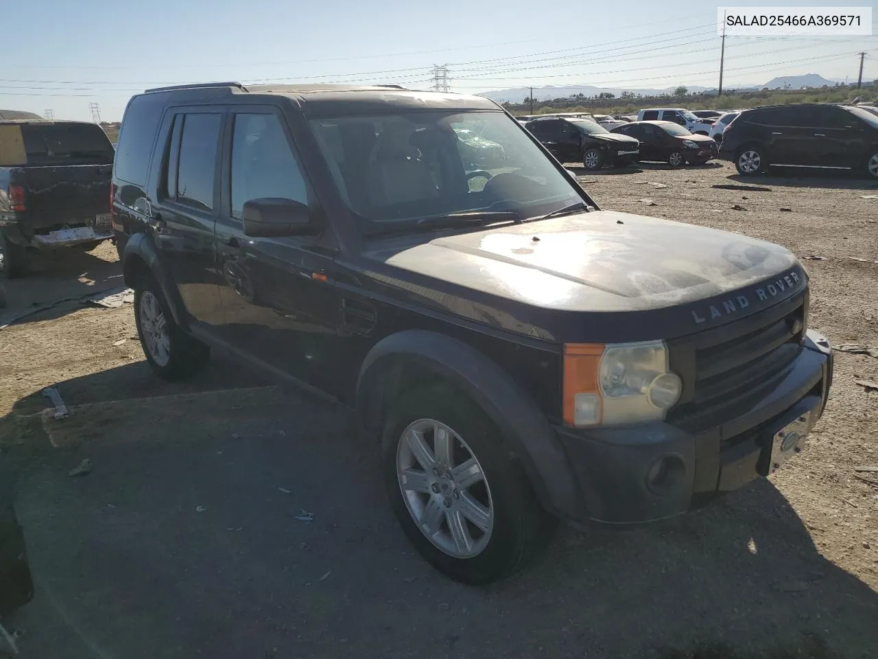 2006 Land Rover Lr3 Se VIN: SALAD25466A369571 Lot: 78032994