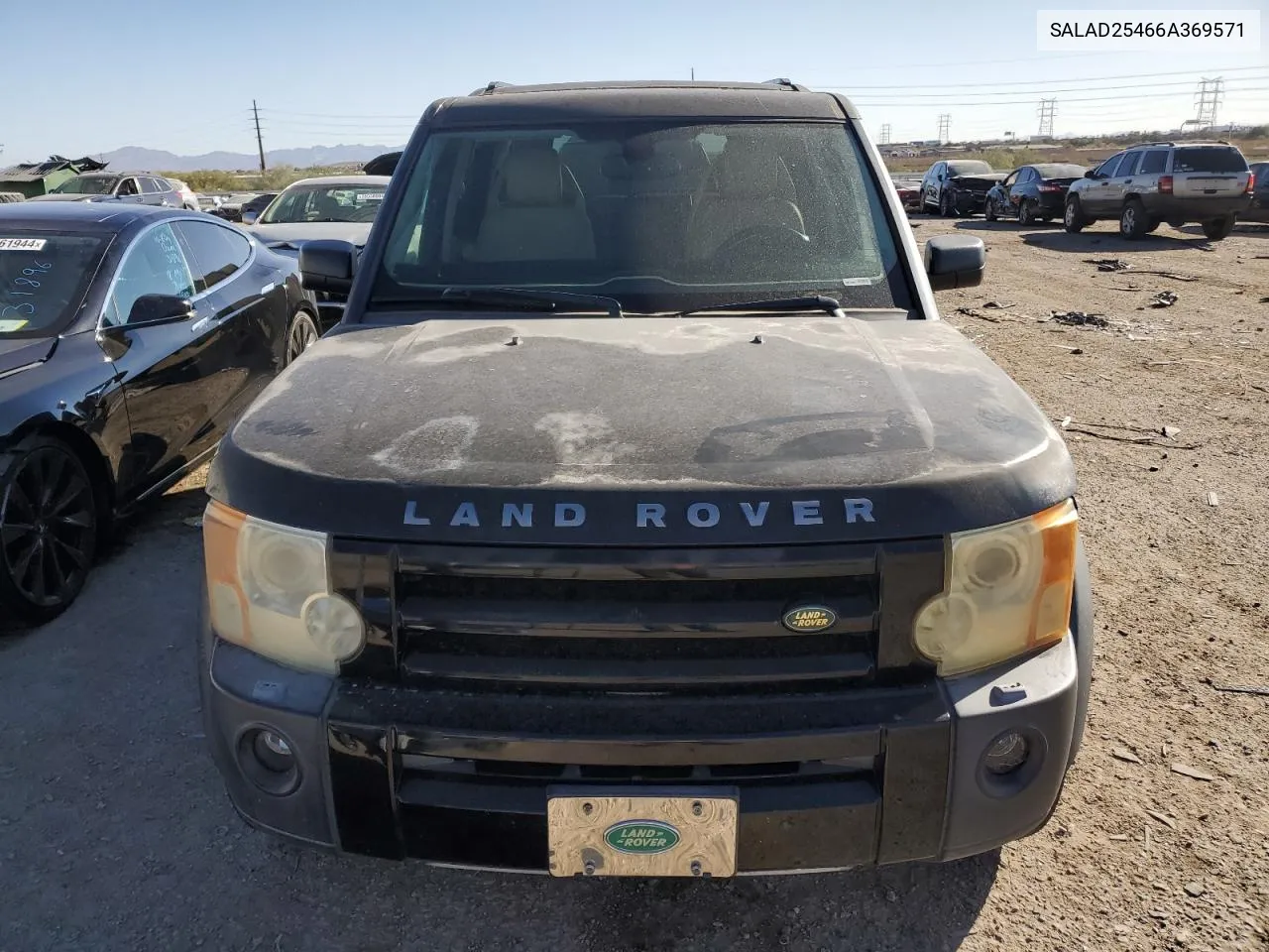 2006 Land Rover Lr3 Se VIN: SALAD25466A369571 Lot: 78032994