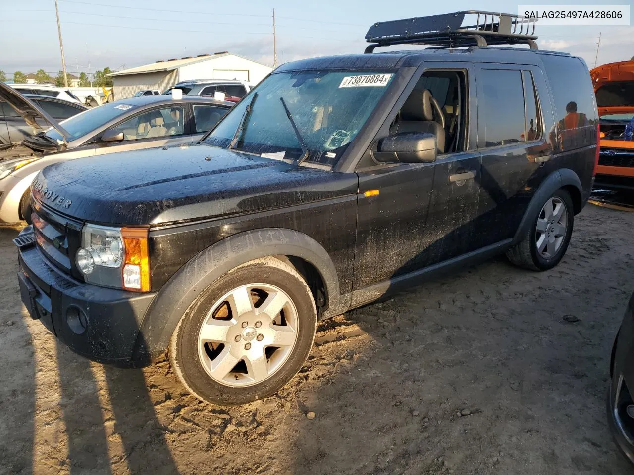 2007 Land Rover Lr3 Hse VIN: SALAG25497A428606 Lot: 73870884