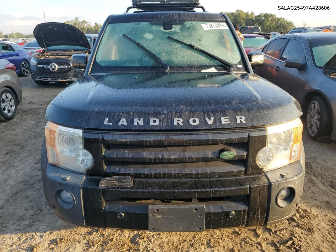 2007 Land Rover Lr3 Hse VIN: SALAG25497A428606 Lot: 73870884