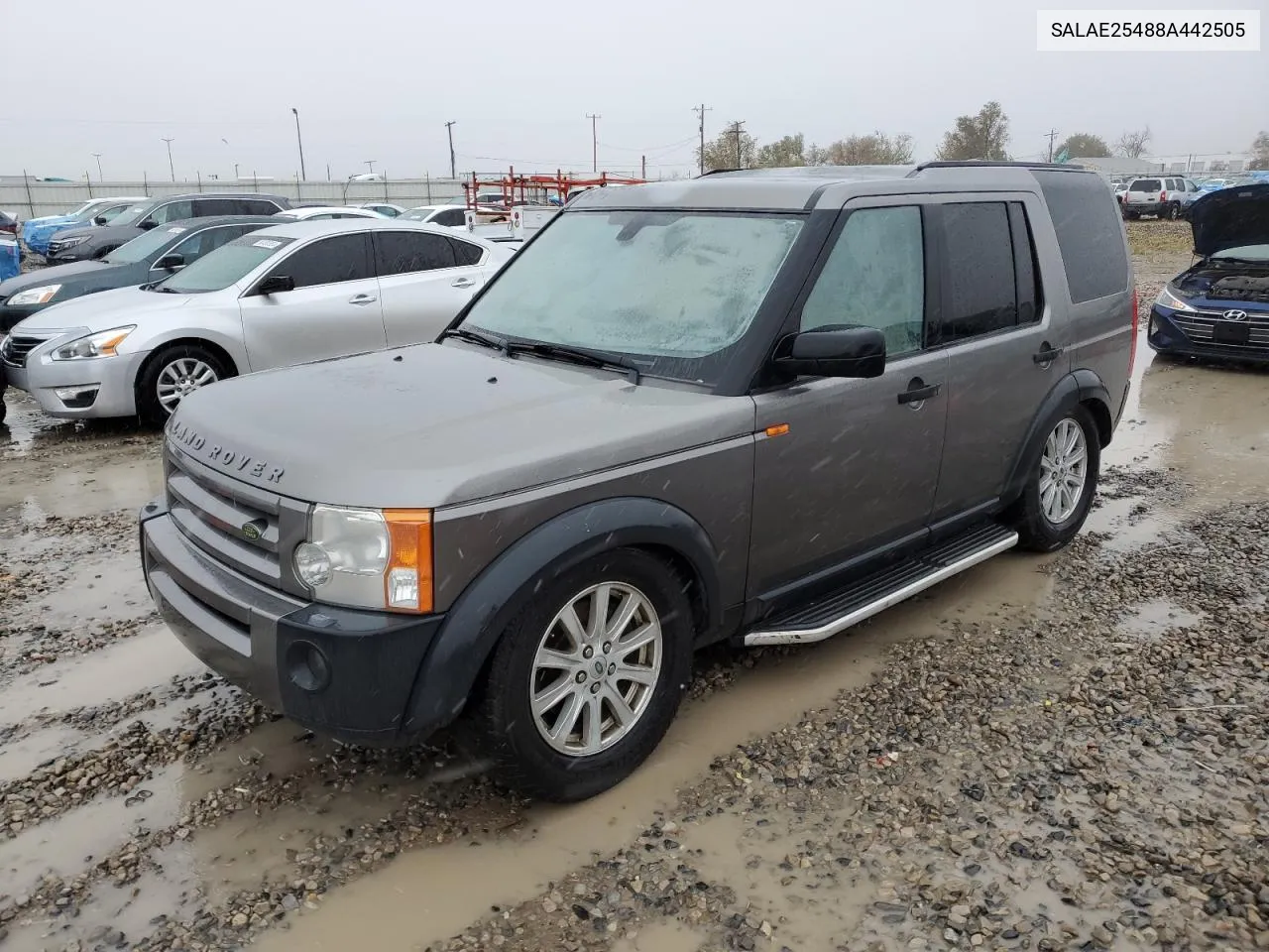 2008 Land Rover Lr3 Se VIN: SALAE25488A442505 Lot: 80318034