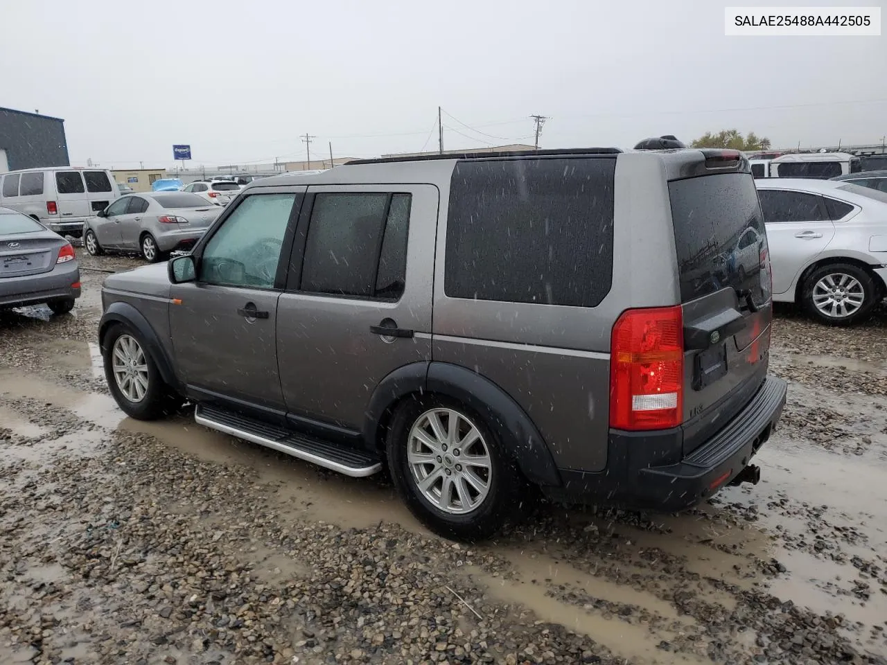 2008 Land Rover Lr3 Se VIN: SALAE25488A442505 Lot: 80318034