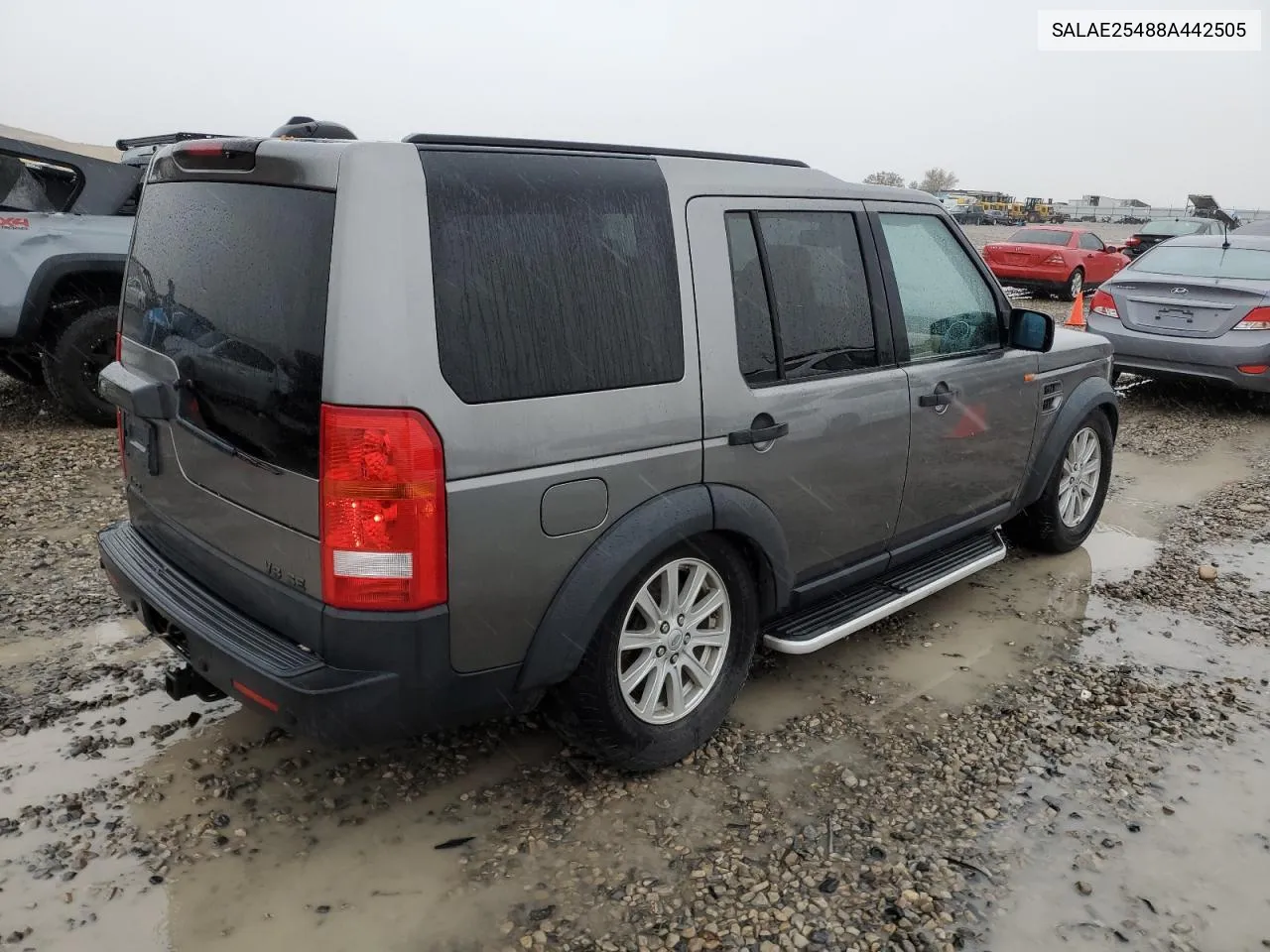 2008 Land Rover Lr3 Se VIN: SALAE25488A442505 Lot: 80318034