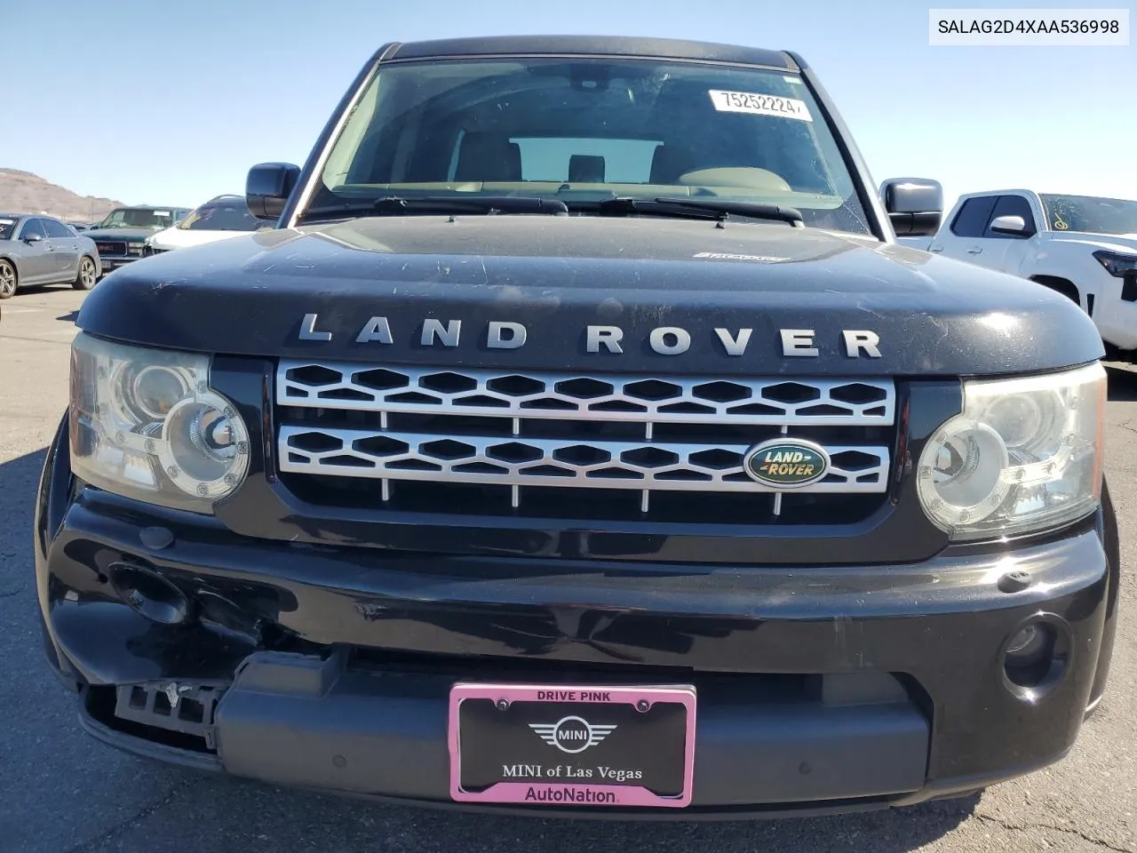 2010 Land Rover Lr4 Hse VIN: SALAG2D4XAA536998 Lot: 75252224