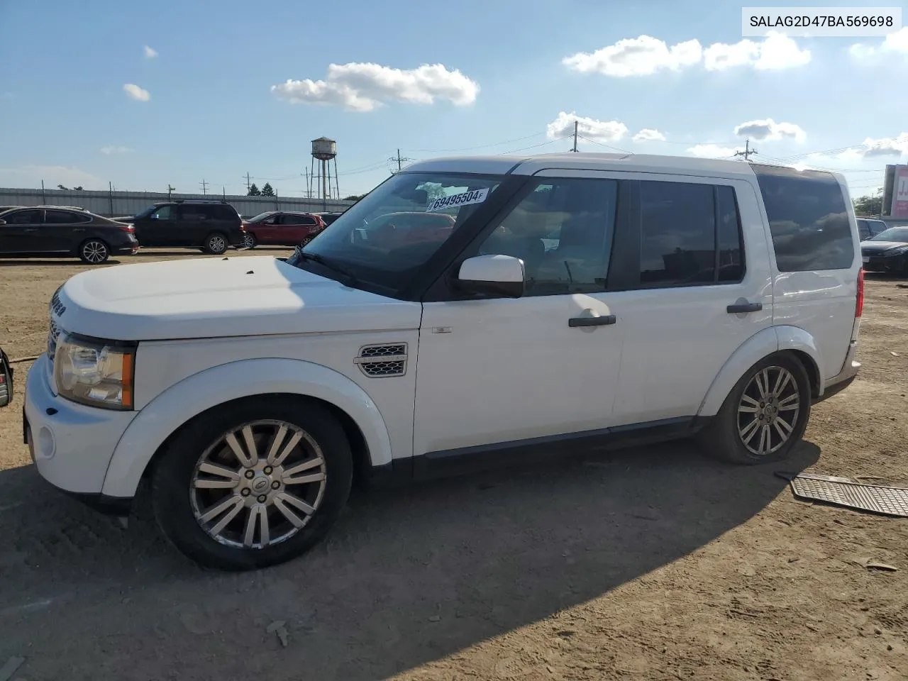 2011 Land Rover Lr4 Hse VIN: SALAG2D47BA569698 Lot: 69495504