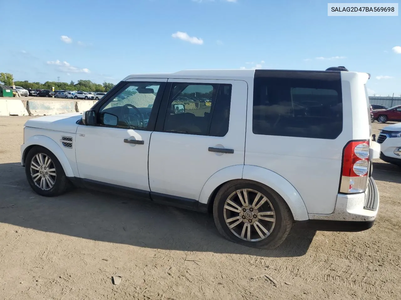 2011 Land Rover Lr4 Hse VIN: SALAG2D47BA569698 Lot: 69495504