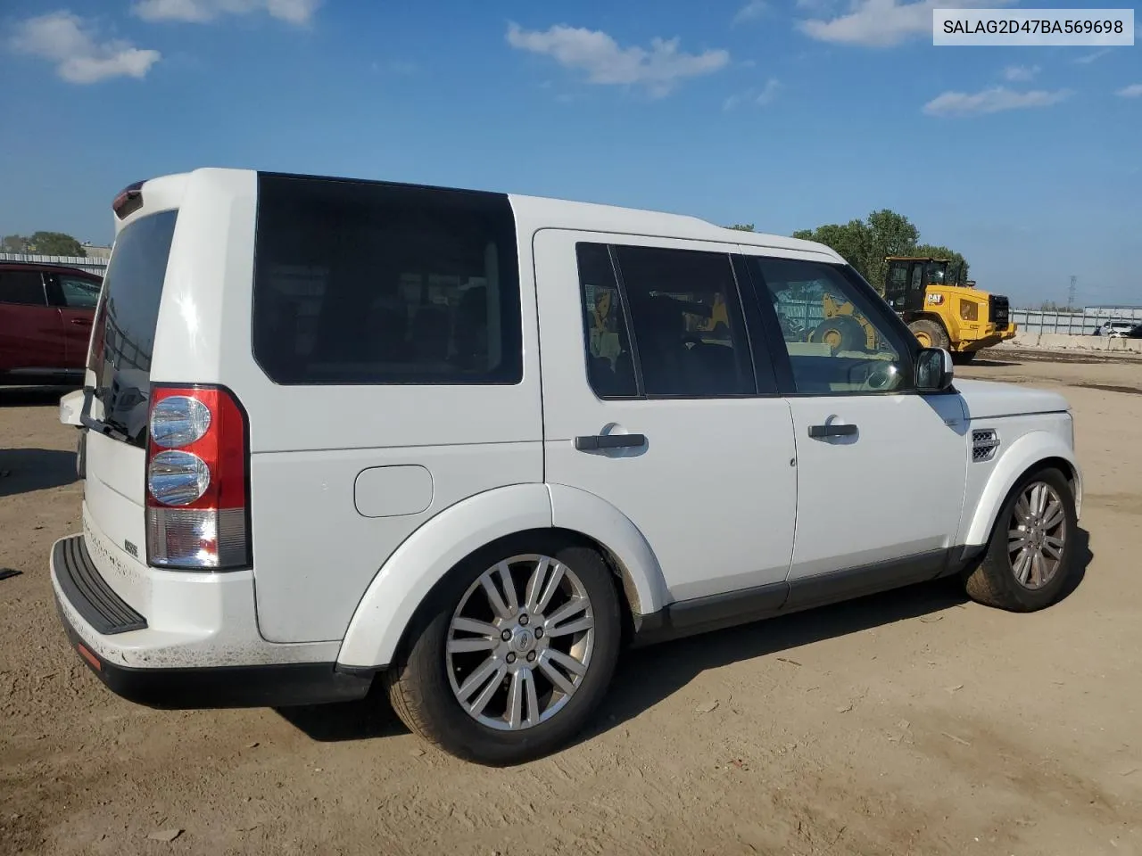 2011 Land Rover Lr4 Hse VIN: SALAG2D47BA569698 Lot: 69495504