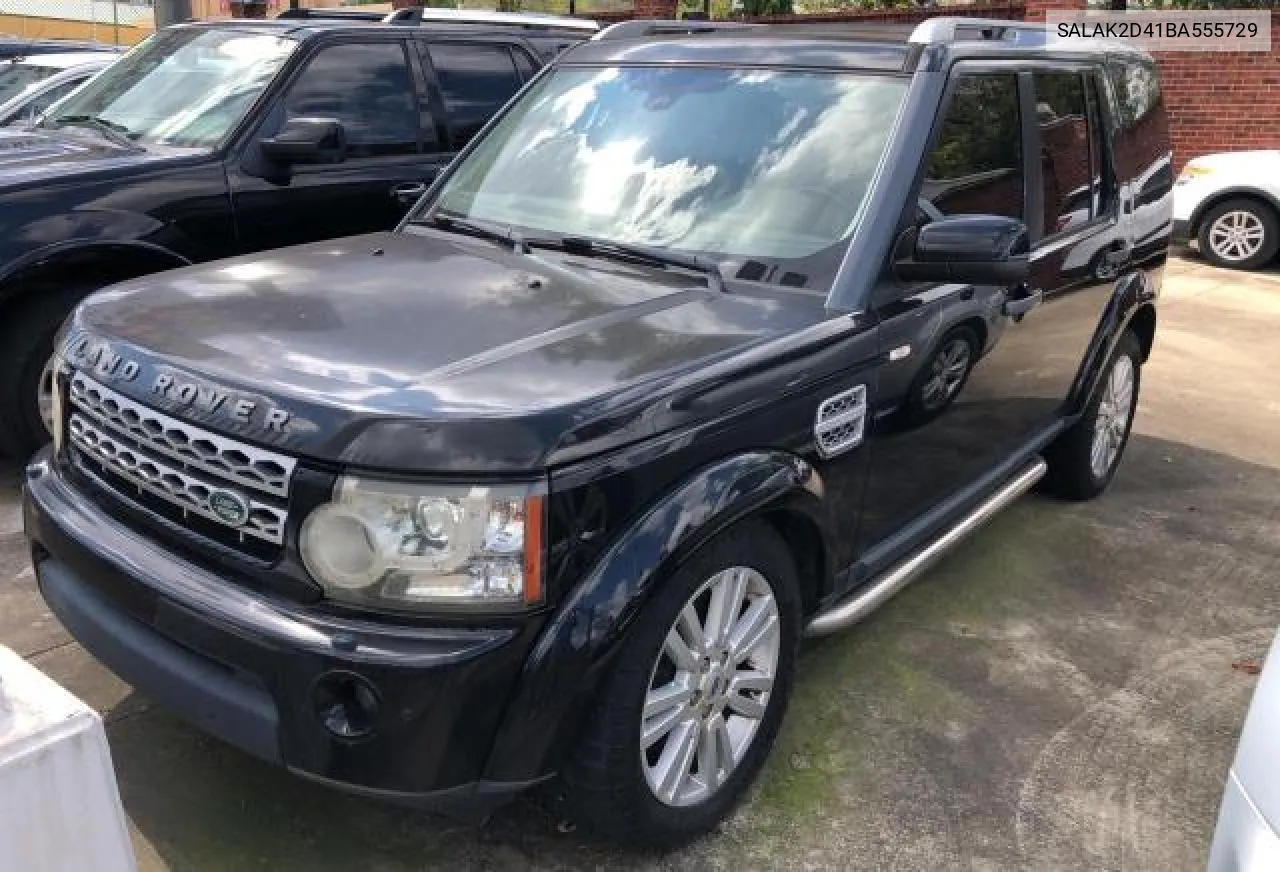 2011 Land Rover Lr4 Hse Luxury VIN: SALAK2D41BA555729 Lot: 73533164