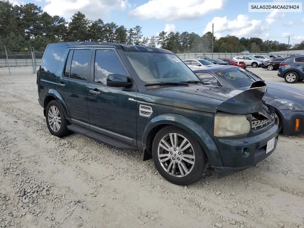 2012 Land Rover Lr4 Hse VIN: SALAG2D46CA629424 Lot: 78907274