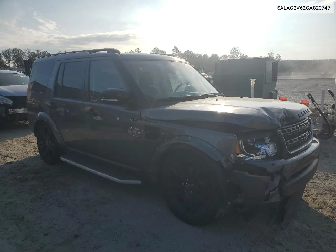 SALAG2V62GA820747 2016 Land Rover Lr4 Hse