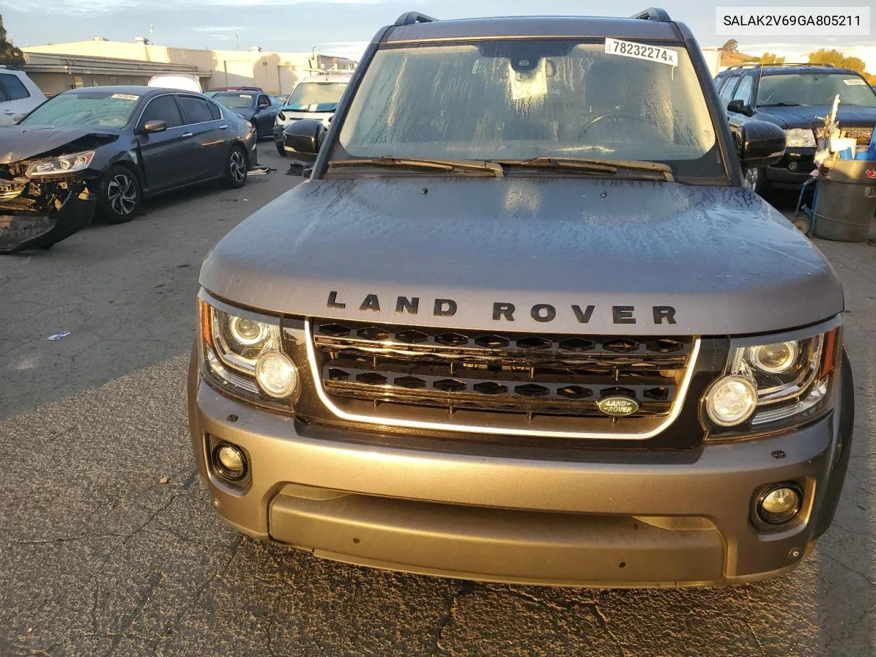 2016 Land Rover Lr4 Hse Luxury VIN: SALAK2V69GA805211 Lot: 78232274