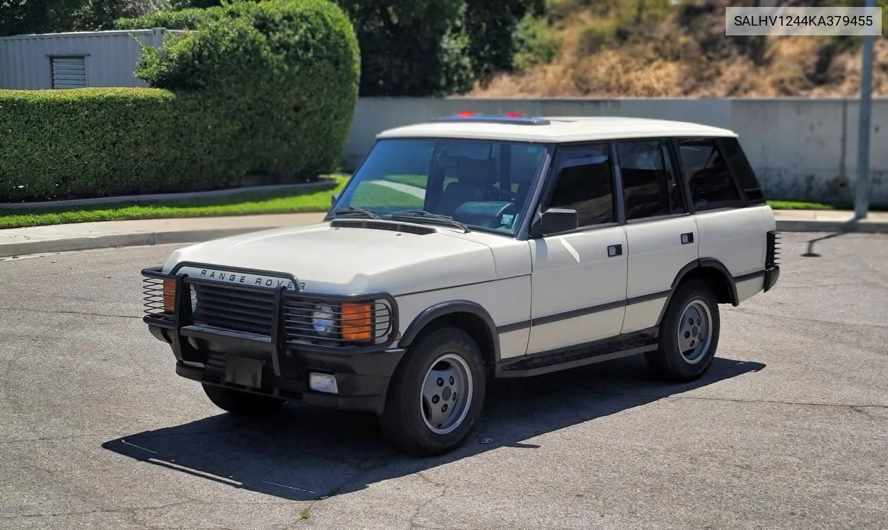 1989 Land Rover Range Rover VIN: SALHV1244KA379455 Lot: 60928604