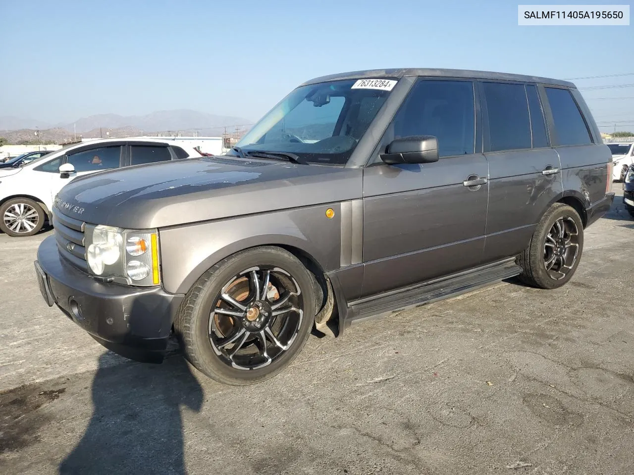 2005 Land Rover Range Rover Hse VIN: SALMF11405A195650 Lot: 76313284