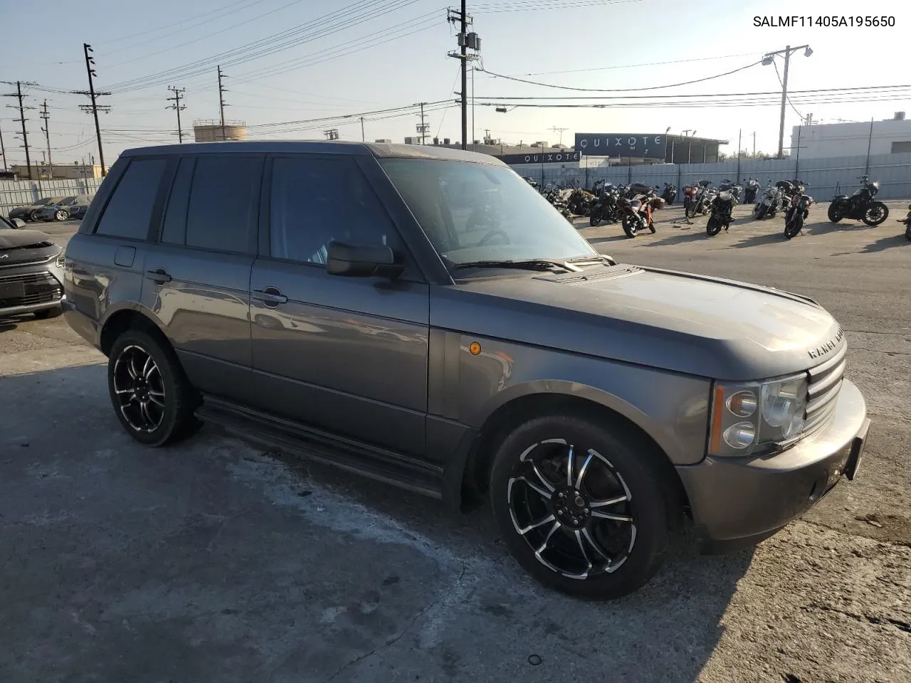 2005 Land Rover Range Rover Hse VIN: SALMF11405A195650 Lot: 76313284