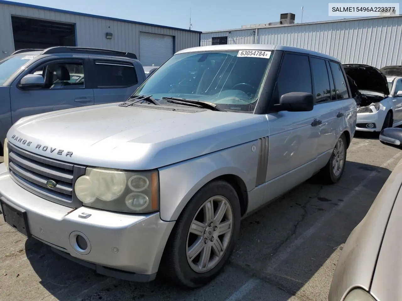 2006 Land Rover Range Rover Hse VIN: SALME15496A223377 Lot: 63054784