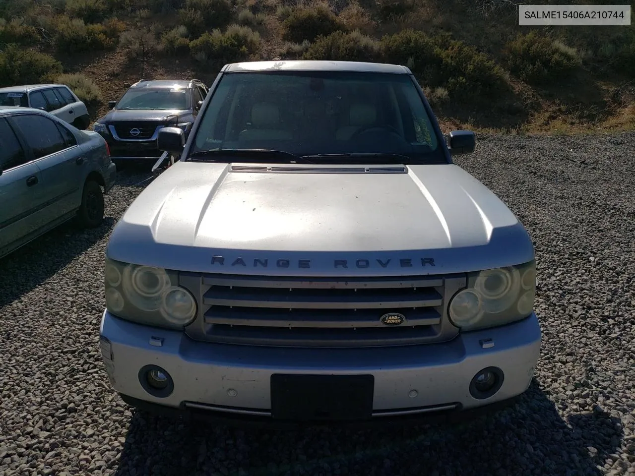 2006 Land Rover Range Rover Hse VIN: SALME15406A210744 Lot: 64604004