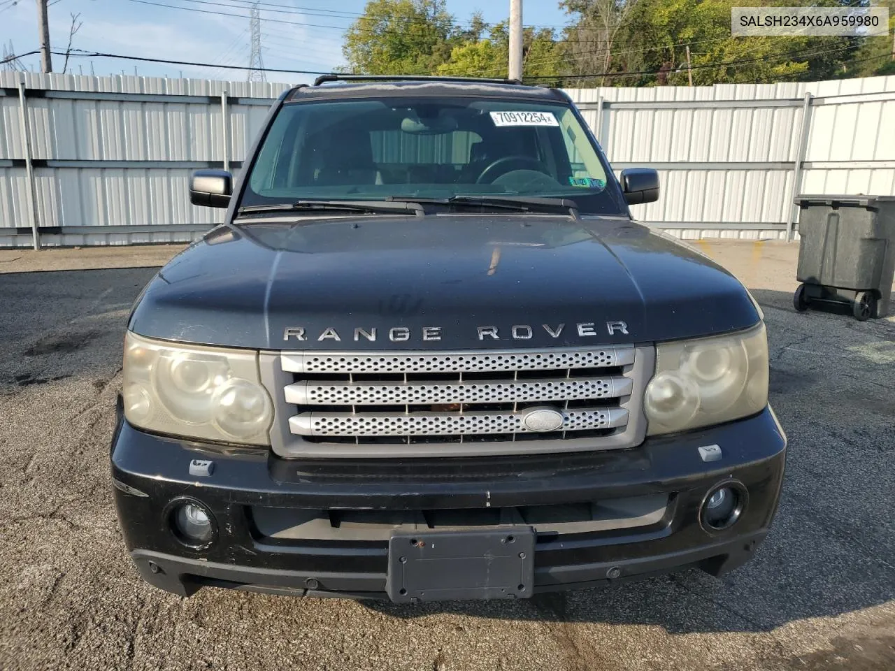 2006 Land Rover Range Rover Sport Supercharged VIN: SALSH234X6A959980 Lot: 70912254