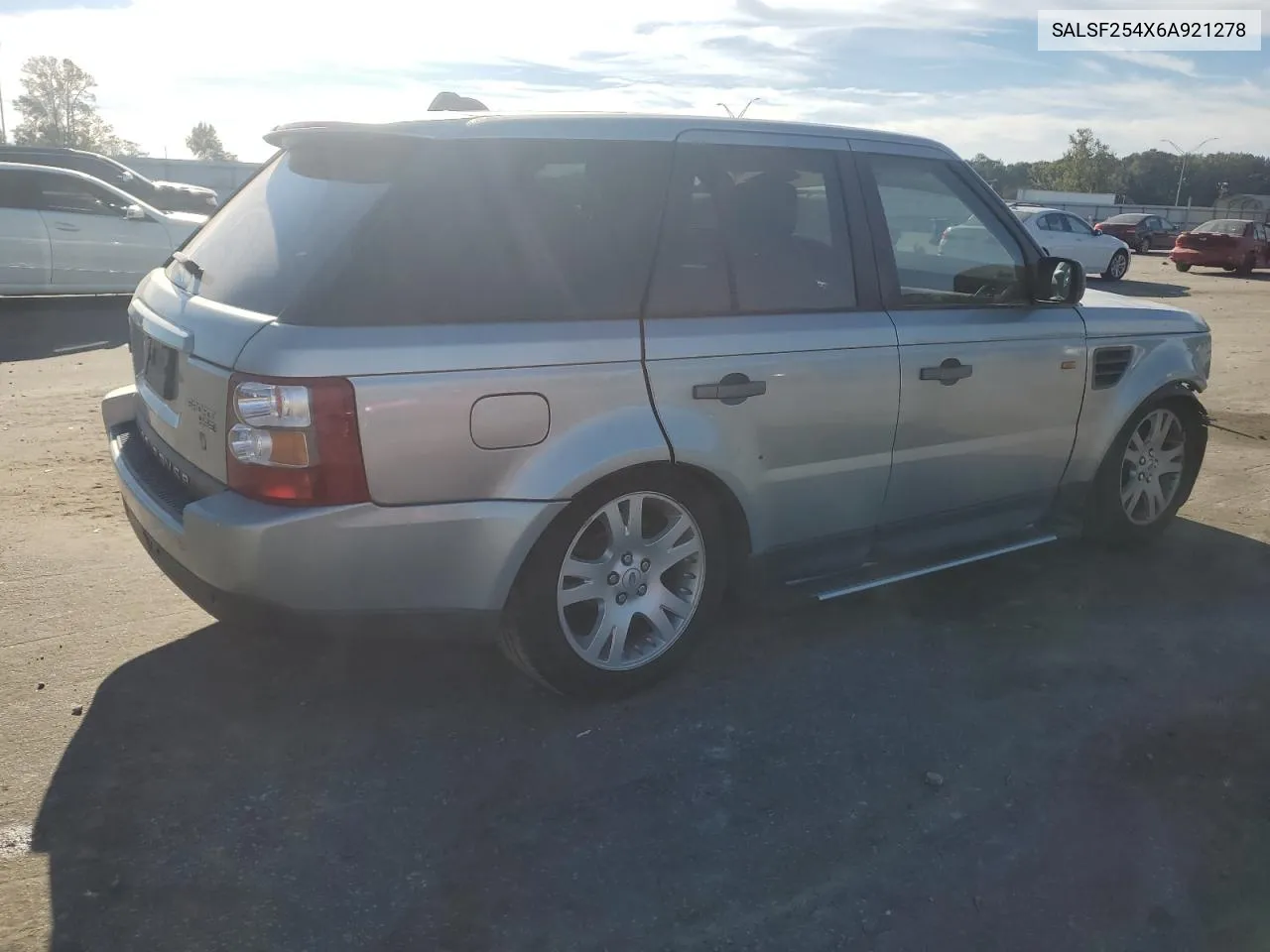 2006 Land Rover Range Rover Sport Hse VIN: SALSF254X6A921278 Lot: 74575094