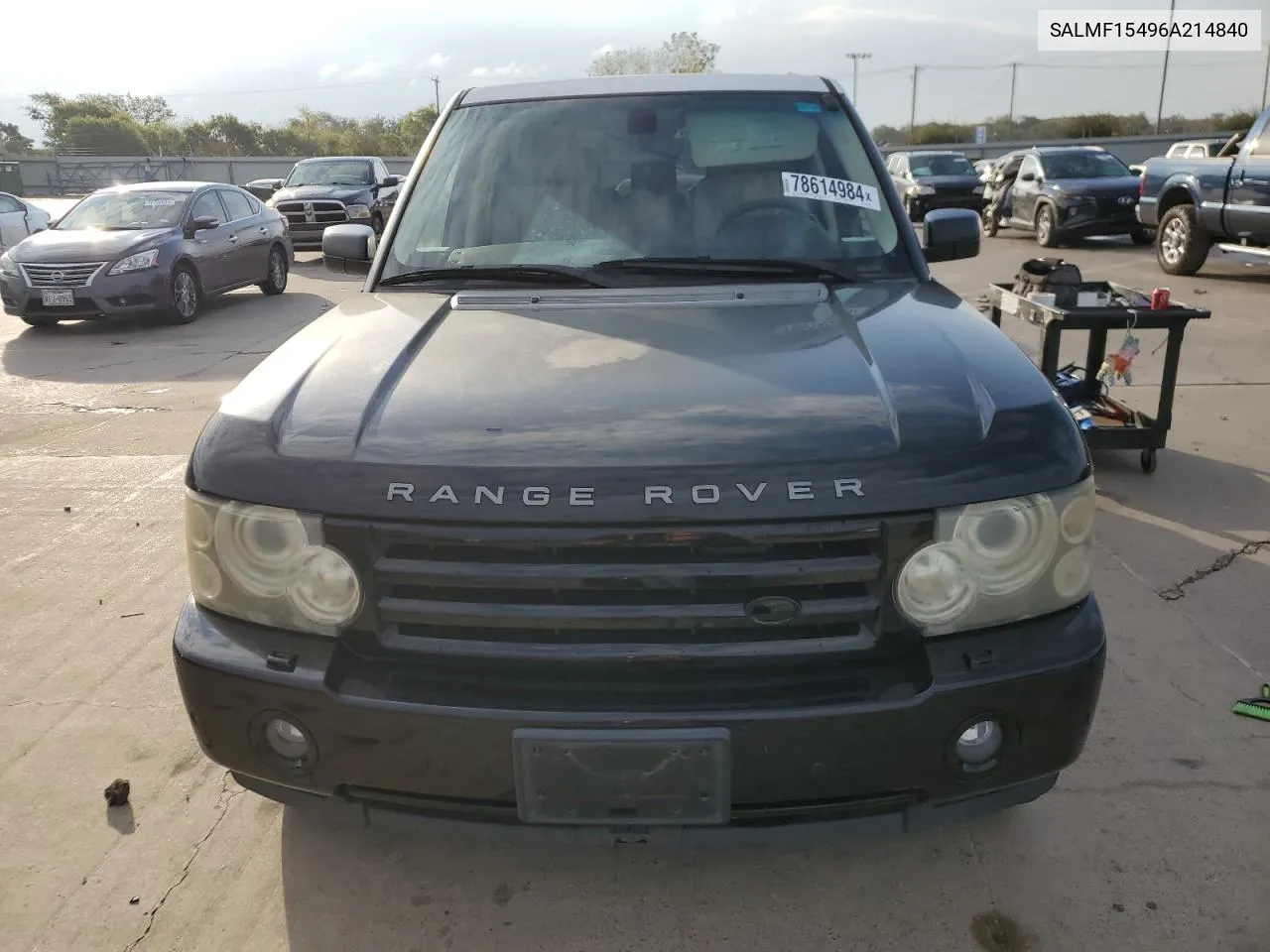 2006 Land Rover Range Rover Hse VIN: SALMF15496A214840 Lot: 78614984