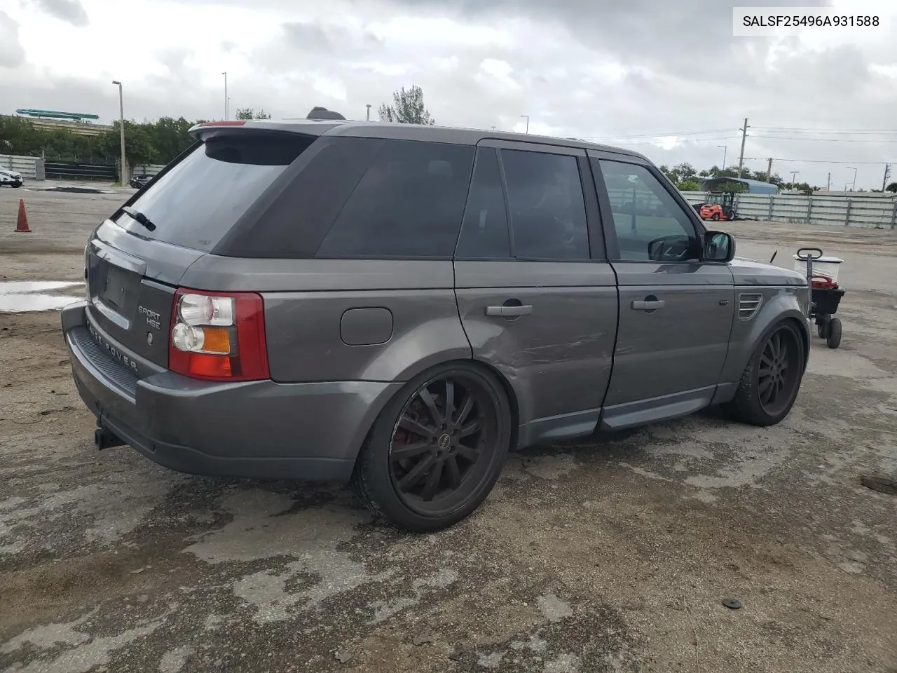 2006 Land Rover Range Rover Sport Hse VIN: SALSF25496A931588 Lot: 79059824