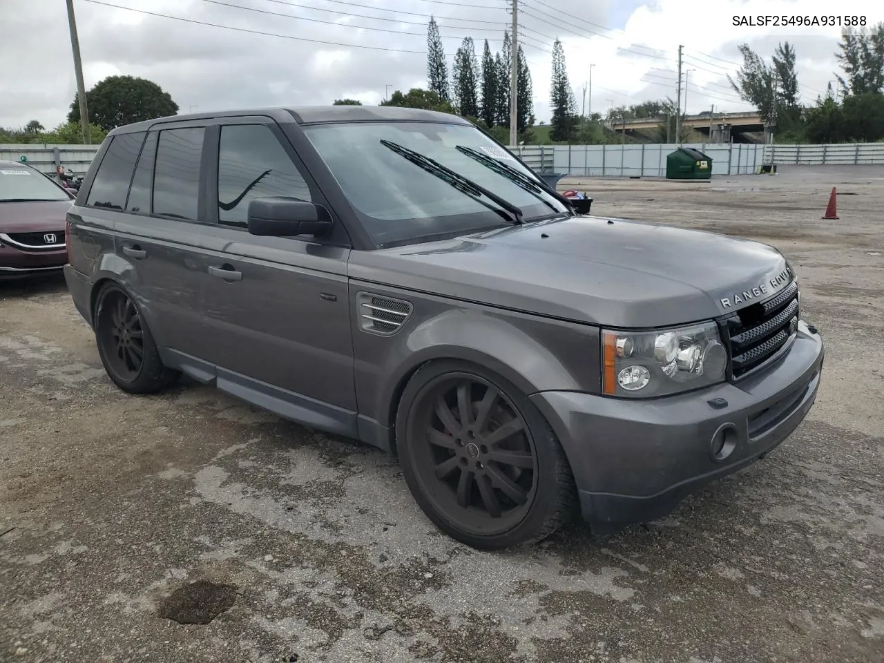 2006 Land Rover Range Rover Sport Hse VIN: SALSF25496A931588 Lot: 79059824