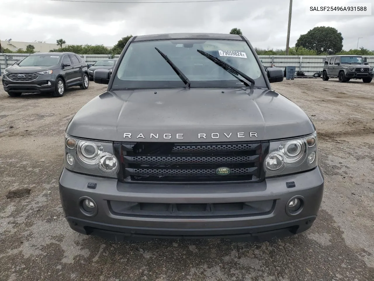 2006 Land Rover Range Rover Sport Hse VIN: SALSF25496A931588 Lot: 79059824