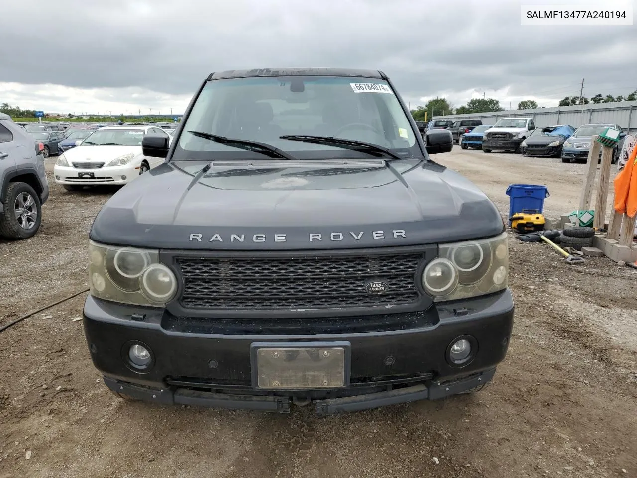 2007 Land Rover Range Rover Supercharged VIN: SALMF13477A240194 Lot: 66784074