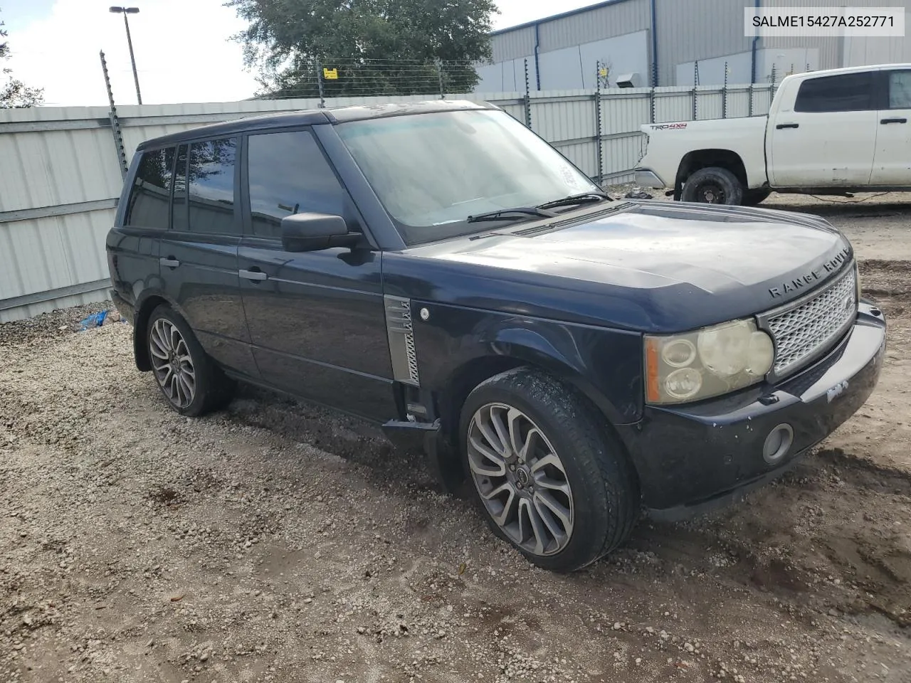 2007 Land Rover Range Rover Hse VIN: SALME15427A252771 Lot: 79395254