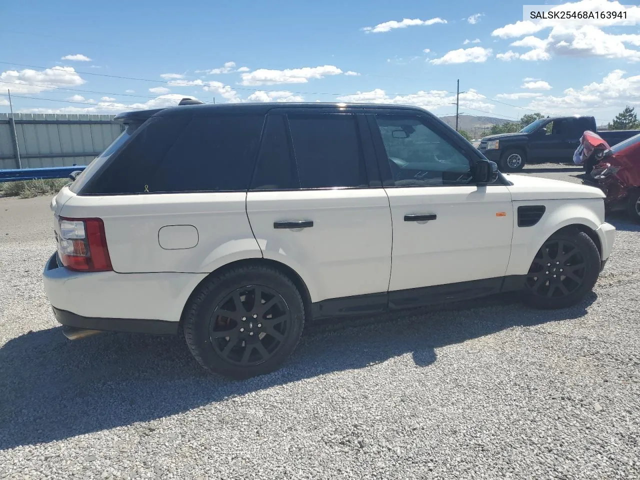 2008 Land Rover Range Rover Sport Hse VIN: SALSK25468A163941 Lot: 59427114