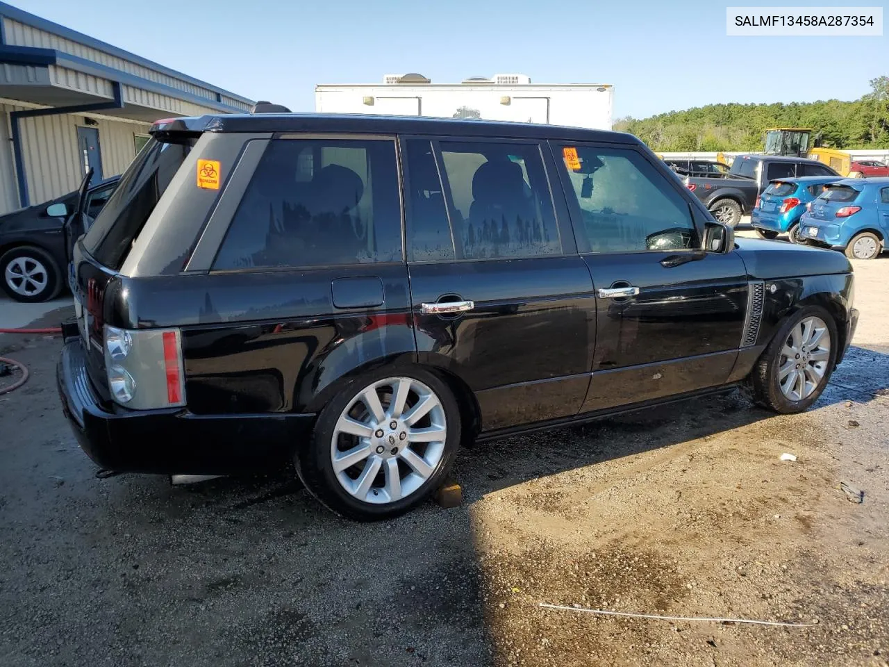 2008 Land Rover Range Rover Supercharged VIN: SALMF13458A287354 Lot: 68234834